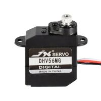 jx dhv56mg 56g 12kg mini direccion metal gear digital coreless servo para coche rc  robot  ala fija  helicoptero 