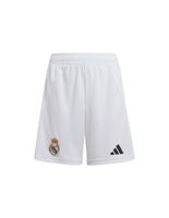 pantalon de futbol adidas real madrid 2425 home short nino blanco