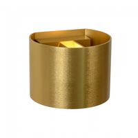 aplique de pared led xio oro mate 35w
