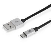 cable maillon premium micro usb 24 aluminio plateado 1m