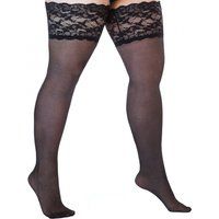 Plus Size Hold Up Stockings