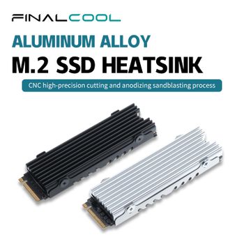 Disipador de Calor FinalCool IceSoul 06Air Totalmente de Aluminio para Unidad de Estado Sólido M.2 2280, Disipador de Calor para Ranura de Expansión de Disco Duro PS5
