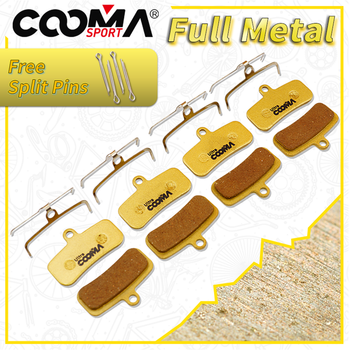 4 pares de pastillas de freno de disco para bicicleta SHIMANO XT M9020/M8020/Zee/Saint/M640/M800/M810/M820/M520/M420, ultra clase Gold Full Metal