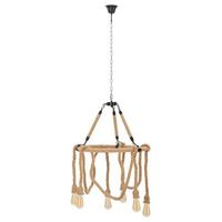 lampara de metal y cuerda cm o 64x90