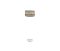lampara de pie textil color beige serie ekaterina 40cm