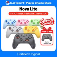 controles de juego gamesir nova lite para pc nintendo switch 2 switch oled lite bluetooth joysticks con efecto hall windows 1011