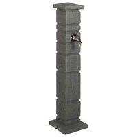 tanque de jardin gris antracita 26 x 26 x 101 cm pe vidaxl