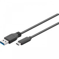 goobay cable usb-a a usb-c machomacho 015m negro