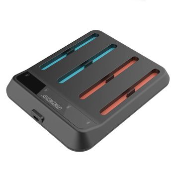 PGTECH GP-371 Switch2 Joy-Con Dock de Carga 4-en-1 Alineación Magnética Estación de Carga Rápida Tipo-C Accesorios para