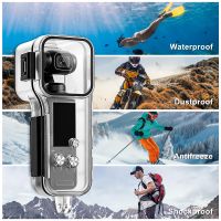 puluz-funda impermeable para buceo subacuatico 50m para camara dji osmo pocket 4 carcasa protectora para camara pocket 4 accesorios para camara