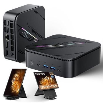 Mini PC Blackview MP100 Pro Intel Core i3-1215U 16GB 512GB SSD Windows 11 Pro Pantalla 23,8
