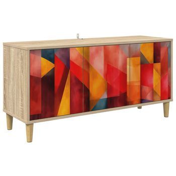 Mueble De Tv Heesch 102 X 33 X 50 Cm Sonoma Vidaxl