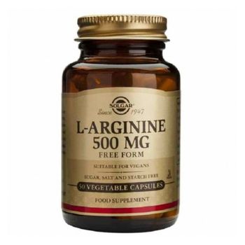 L-arginina 500 mg cápsulas veg