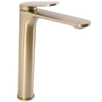Grifo De Lavabo Rea Marco Brush Gold Hight