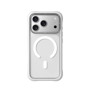 Youngkit Funda Para Iphone 17 Pro – Carcasa Magnética Dynamic Ii Transparente Blanca Silicone, Diseño Moderno Y Ajuste Preciso