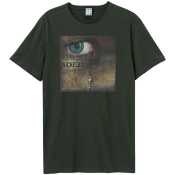 Amplified Clothing Camiseta manga larga Silver Side Up para hombre