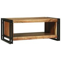 mesa de cafe  mesa de centro marron 90 x 50 x 38 cm madera de acacia solida
