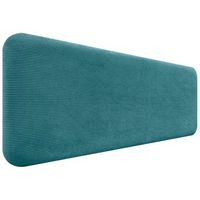 dhome cabecero tapizado en pana liso redondeado pana para pared acusticos cabeceros absorbentes cabezal cama dormitorio turquesa 160cm
