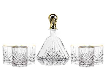 Set 7 piezas whisky cristal 630 ml