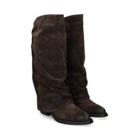ash botas con tacon mujer - marron talla 37