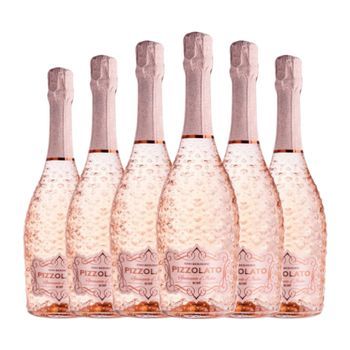 Cantina Pizzolato Espumoso Rosado M-use Rosato Glera I Raboso Extra Seco 75 Cl 11% Vol. (pack De 6 Unidades)