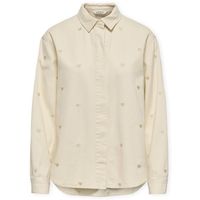 only camisa vera heart shirt - ecru para mujer