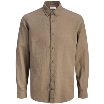 Jack & Jones Camisa manga larga 12289174 SUMMER LINEN-FALCON para hombre
