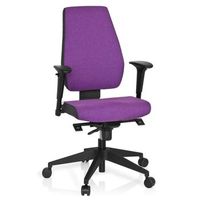 silla de oficina ergonomica para ordenador pro-tec 500 tela lila