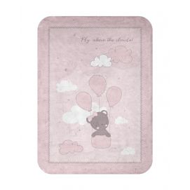 Manta de bebé super suave 80/110 cm Dream Big Rosa
