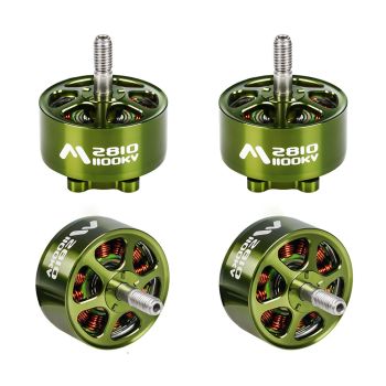 Motor sin escobillas de alta velocidad Flashhobby M2810 2810 1100KV 3-6S 1/4PCS para el dron de carreras RC de largo alc