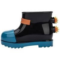 melissa botas mini rain bootfabula b - blueblack para nina