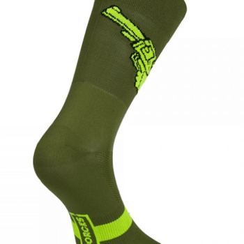 Calcetín Sporcks Weapons Green, Talla S