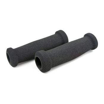 Puños manillar Soft 22mm extremos abiertos negro