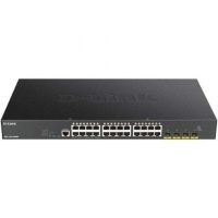 switch gestionado d-link dgs-1250-28xmp 28 puertos gigabit poe 4 sfp 128gbps