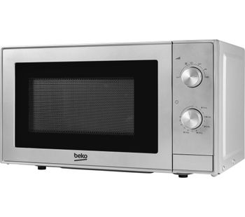 BEKO MOC20100S Compact Solo Microwave - Silver, Silver