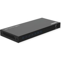 switch hdmi roline 4x1 ultra hd 4k60 con mando a distancia