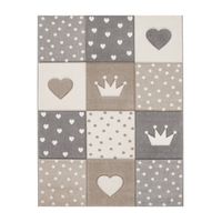 alfombra infantil kosmos beige 80x150 cm