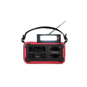 Radio de emergencia Thomson RT280R solar 4000 mAh linterna SOS USB-C