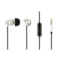 gembird paris auriculares metalicos con microfono plata