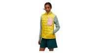 chaqueta sin mangas peak performance helium utility down  amarillo mujer