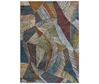 alfombra abstracta multicolor koby 120x170 cm - atticgo