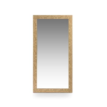 Espejo rectangular en poliestireno dorado envejecido 142x72x2 cm