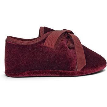 Pisamonas Pantuflas Badana Blucher Terciopelo Lazo Faya para niña