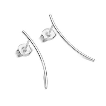 Pendientes de plata 925 de 23 mm de largo