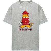 garfield camiseta im used to it para mujer