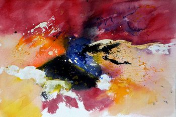 Cuadro abstract impresión sobre lienzo 90x60cm