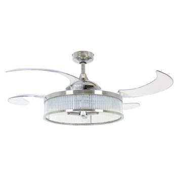 Ventilador de techo aspas retráctiles con luz corbelle (3 luces)