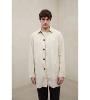 ecoalf para hombre mcmgajkvesta0428s26-241 gabardina packable vestal beige s casual poliamida