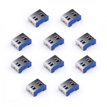 Smart Keeper Pack 10 Bloqueos para Puertos USB Azul