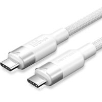 cable usb-c 32 gen2 vention trgwd 5a 100w 50cm blanco